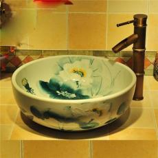 景德镇陶瓷艺术台盆洗脸盆