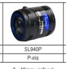 Theia 美国SL940A 五百万像素长角无畸变不变形工业级变焦镜头