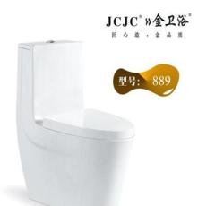 JCJC金卫浴连体座便器马桶坐便器 型号889 厂家直销批发