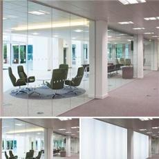 智能调光玻璃办公室隔断常用高清调光玻璃