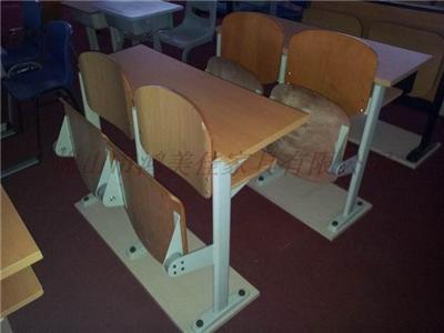 阶梯教室联排桌椅，广东鸿美佳厂家生产定制阶梯教室联排桌椅