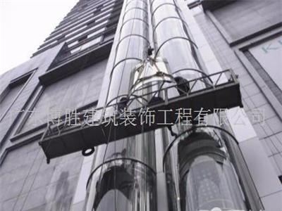 广州观光电梯玻璃维修更换外墙高空玻璃维修幕墙玻璃拆除安装