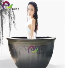 景德镇洗浴大缸  独立式坐式洗浴缸 极乐汤温泉泡澡缸陶瓷1.2米