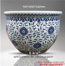 景德鎮青花龍紋大缸定制廠家