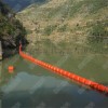 太湖升降式水上拦截浮筒大型电站塑料浮栅供