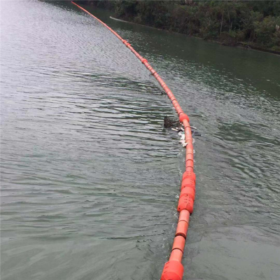 卢村水库拦垃圾塑料浮筒海上拦漂项目