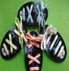 厂家生产荧光鞋带 吸光自发光 五色可选 环保可水洗 现货常备
