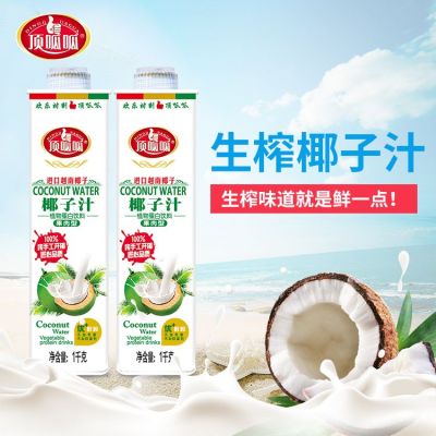 广东厂家OEM饮料贴牌椰子汁饮品1L瓶装