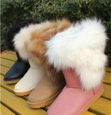 冬季新款女款休闲 保暖鞋 棉鞋 棉靴 毛毛雪地靴 可爱萝莉