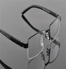 保时捷 金属半框硅胶腿男士眼镜框架 近视镜 8163 三色可选