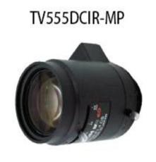 供应spacecom百万像素手动变焦镜头TV555DCIR-MP 安防产品