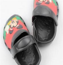 夏季童鞋批发 米奇儿童凉鞋 男女童洞洞鞋 卡通洞洞鞋 LLZ-X0024