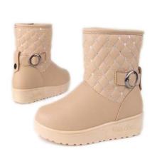 厂家直销2013年新款休闲百搭韩版保暖女鞋 高级羊羔绒时尚雪地靴