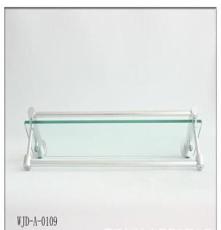 太空铝玻璃置物架化妆品台 WJD-A-0109
