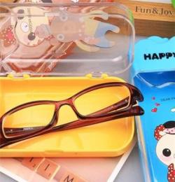 批发苹果头眼镜盒 精装正品/太阳眼镜盒 高档眼镜盒 塑料材质