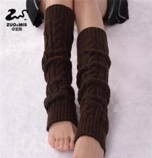 现货8字抽条袜套韩版秋冬保暖脚套堆堆袜针织 工厂直销 来样定制