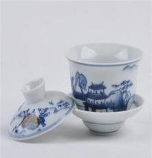 批发销售 标艺礼品青花瓷茶具陶瓷盖碗 质优价廉 款式畅销茶具