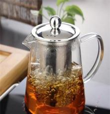 厂家销售 大容量玻璃茶壶 泡茶壶 花茶壶 可加热过滤玻璃壶