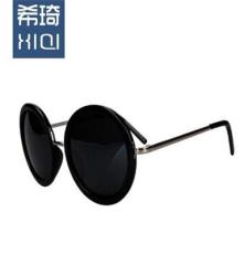 男女款圆形太阳镜范冰冰淘宝新款墨镜 金属眼镜批发 太子镜