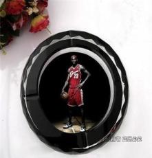 独家首发NBA球星正品水晶烟灰缸水晶烟缸精品时尚特大号欧式 包邮