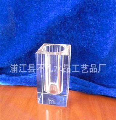 厂家批发水晶笔筒5*8cm 6*9cm，市场低价