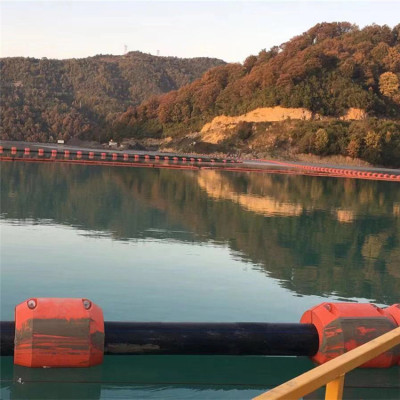 河上浮体绞泥船配套塑料管道浮筒生产制造