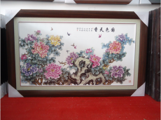 中国风手绘陶瓷瓷板画壁画挂画商务会议礼品