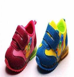2014秋季新款童鞋 韩版透气网布带灯婴儿1-3岁男女童运动鞋