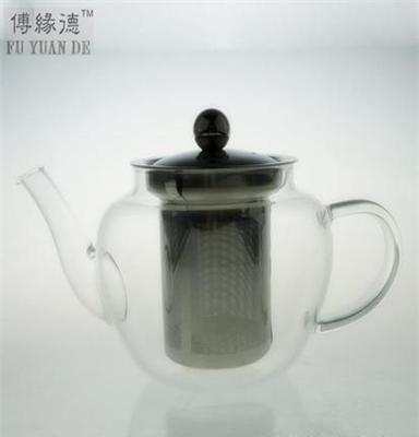 新品 不锈钢滤芯茶壶 玻璃茶具 滤芯茶壶 茶具套装600ML