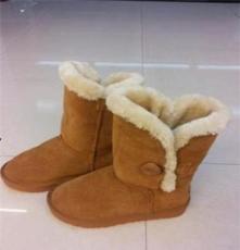 厂家直销新款雪地靴冬季真皮女雪地靴短靴 女雪地靴断码处理热卖