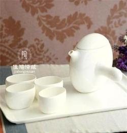 唐山优级骨瓷茶具套装 带茶盘 陶瓷功夫茶具 纯白创意欧式茶具