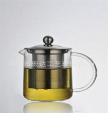 高硼硅耐热玻璃茶具 一亩田玻璃茶具 花茶壶 A-04 320ml