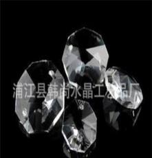 八角珠批发：16#透明水晶八角珠，质量优越，规格、颜色其全！