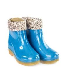 女式短筒pvc雨鞋