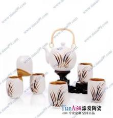 陶瓷茶具 功夫茶具 7头提梁茶具 生产厂家