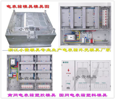 新標準三相十二電表箱塑料模具