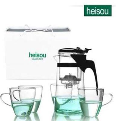 heisou 功夫花草茶具套装 可拆洗泡茶飘逸杯5件套