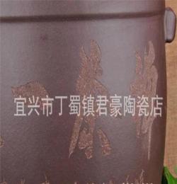 君豪 紫砂水缸饮水机器宜兴粗陶缸茶具道 厂家直销 禅茶一味