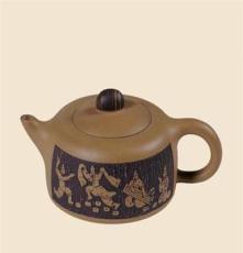 长乐-宜兴原矿紫砂茶具套装 搭配龙泉青瓷 茶壶茶杯 高档收藏