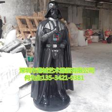 广州星球大战玻璃钢黑武士雕塑零售价格厂家