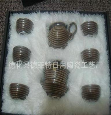 厂家批发 仿古陶瓷茶具 德化陶瓷茶具