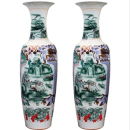 景德镇陶瓷大花瓶 手绘青花大花瓶