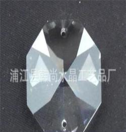 8\10\12\14\16\18\20大小八面 一等品14#雙孔透明水晶八角珠！