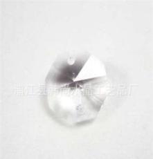 外贸品质内销价格：一等品14#单孔透明水晶八角珠！！！