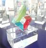 2013年新款优质K9水晶材料及亚克力结合工艺礼品摆件 水晶座
