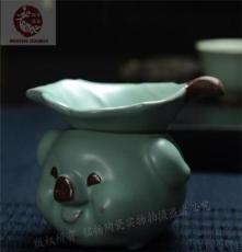 厂家批发特价 茶具配件 德化铭扬陶瓷 紫砂汝窑茶宠