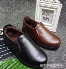 廠家蒙古公牛加絨皮鞋中老年鞋保暖爸爸鞋老人鞋