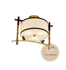 新中式吊灯-客厅中式风格吊灯品牌-铜木源