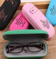 批发76257桃心花朵眼镜盒 可爱儿童学生眼镜盒 光学近视眼镜盒