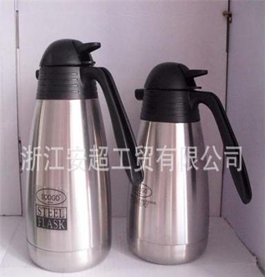 供应双层不锈钢真空保温咖啡壶不锈钢茶壶1200ml咖啡壶AC4002